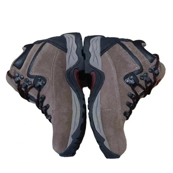 Coleman Tan  Suede Lace Up Hiking Boots Size 6 - Picture 3 of 9